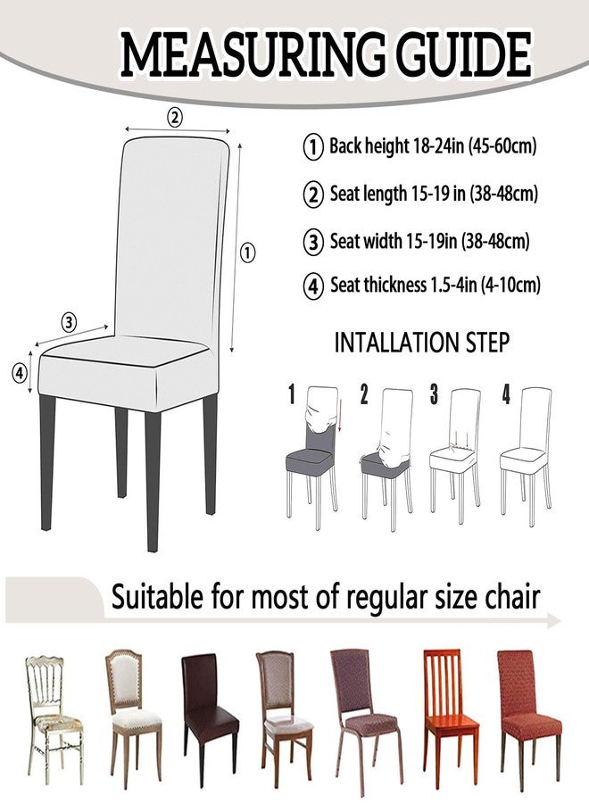 MCALK Blue Chair Covers Set of 4 and Table Runner,Stretch Marble Print Chair Slipcovers for Kitchen,Washable Removable Chair Protector Modern Chair Covers for Dining Room - Image 4